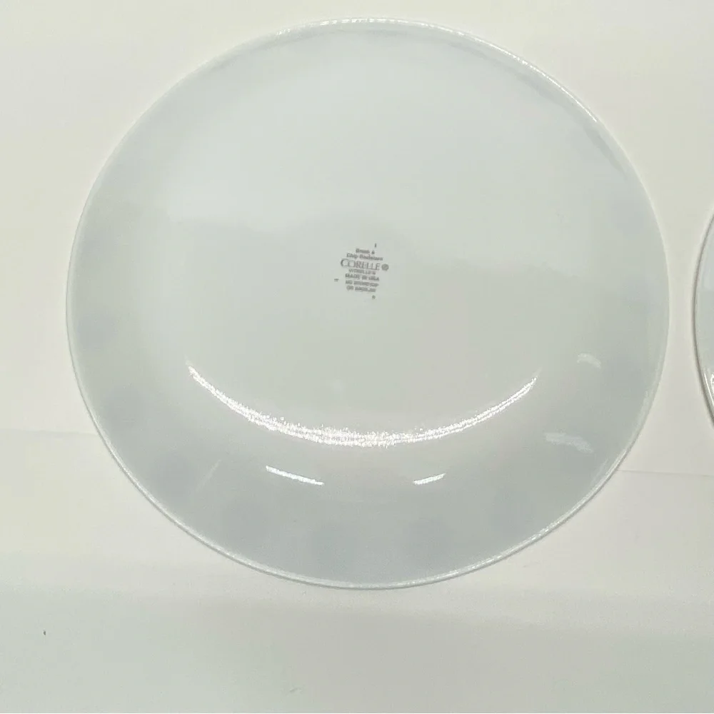 Corelle South Beach Lot of 2 Turquoise Blue Dot Dinner Plate Vintage Dinnerware - Picture 5 of 9